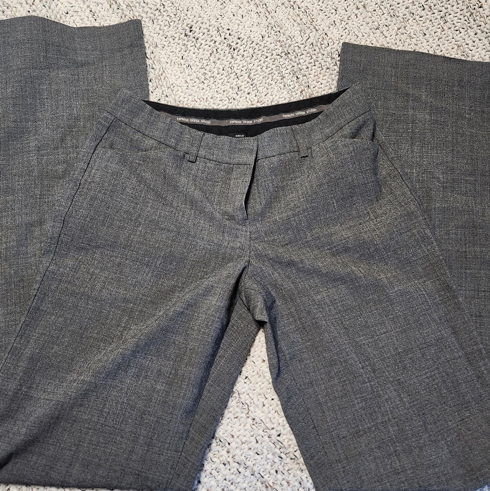 Dark Grey Express Slacks
